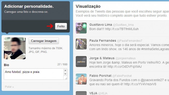 Como Fazer um Twitter