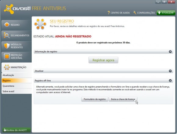 como registrador de domínio o avast free antivirus gratis