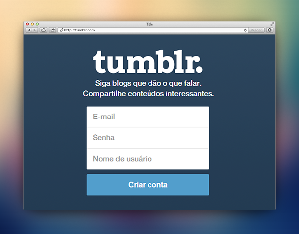 Como Fazer um Tumblr