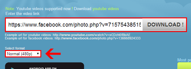 تحميل فيديو الفيسبوك MP4 MP3 HD بدون برامج وبنقرة زر واحدة تحميل فيديو الفيسبوك MP4 MP3 HD بدون برامج وبنقرة زر واحدة