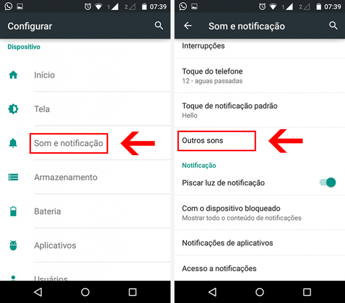 Como Desativar o Som e Vibração do Teclado do Android