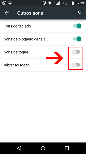 Como Desativar o Som e Vibração do Teclado do Android