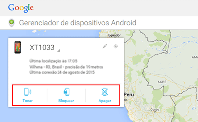 Tem como rastrear o celular android