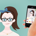 como criar um avatar com o app Doodle Face