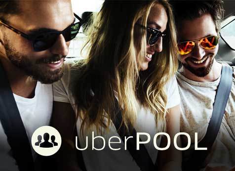 Pedir um Carro Uber Pool