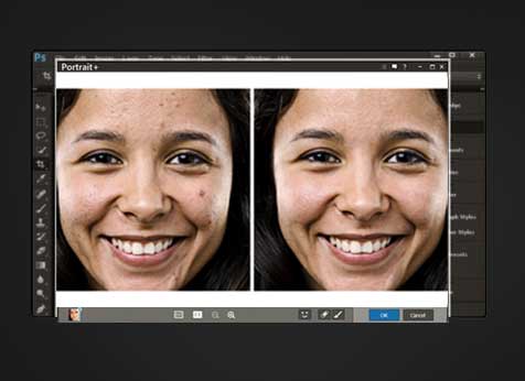 tirar espinhas com photoshop