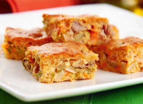 torta salgada no liquidificador