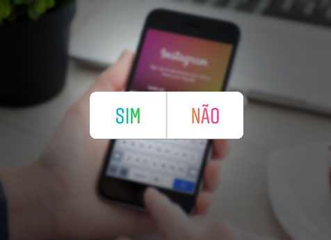 enquete do instagram