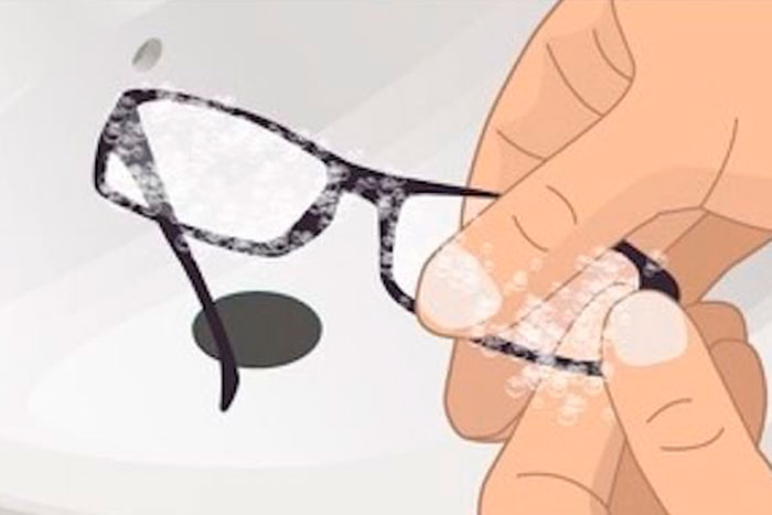 Limpar lentes do óculos